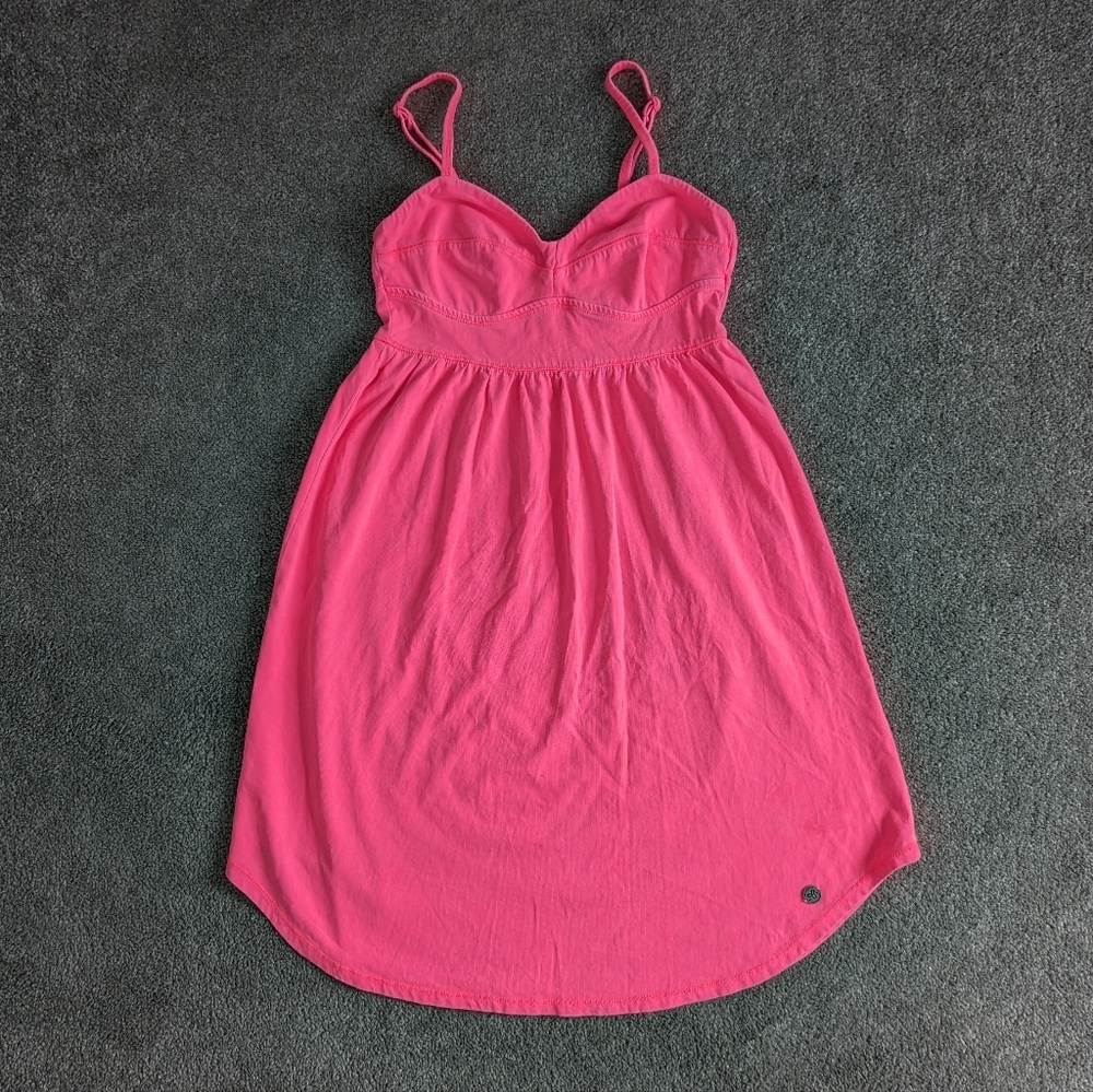 TNA by Aritzia neon pink cotton summer dress women's XSmall Barbie Barbiecore